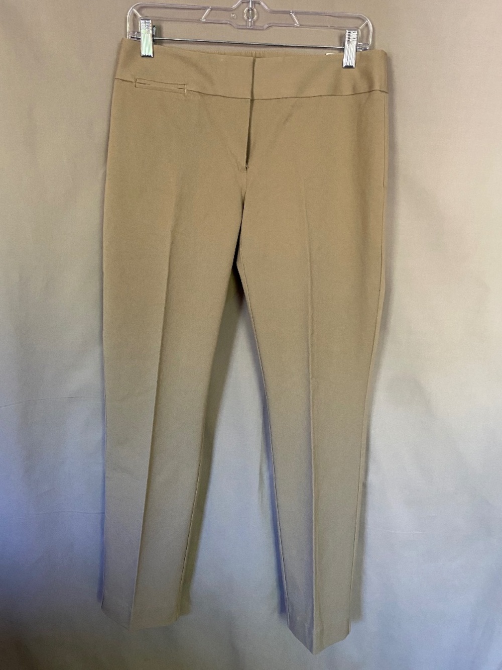 LOFT Julie Ankle Crop Trousers Khaki color - women's Size 4 (NWT)